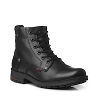 BOTIN HOMBRE PEGADA CUERO PRETO 181305-08